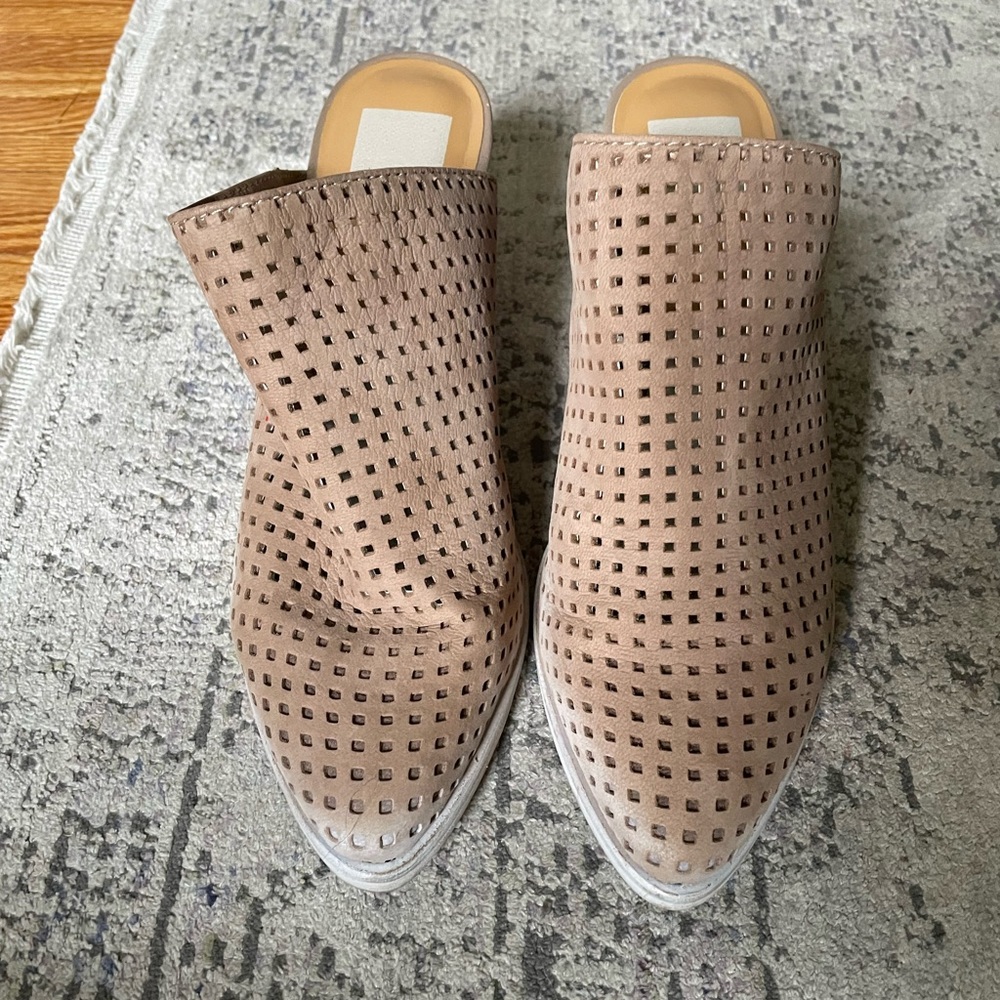 Dolce Vita Perforated Mules
